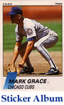 Mark Grace Sticker Album Cards