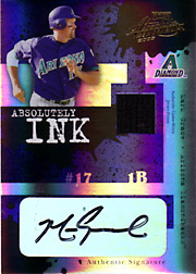 2005 Playoff Absolute Memorabilia #AI-128 Absolutely Ink Patch/Autograph SN#087/100